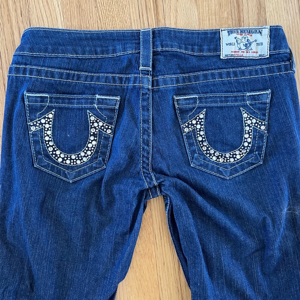 True Religion Stella dark wash skinny jeans size 28. - Picture 3 of 5